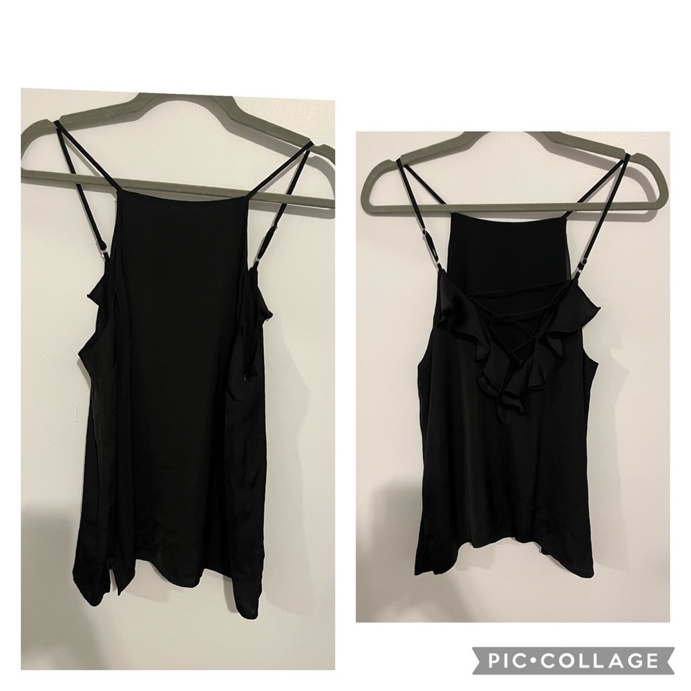 1. STATE rich black moody hues tank top, size M